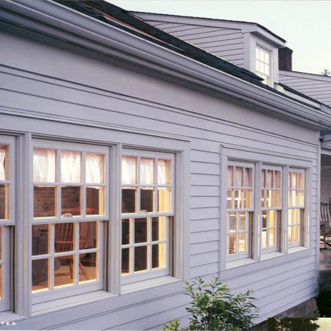 100 Aluminum double hung window