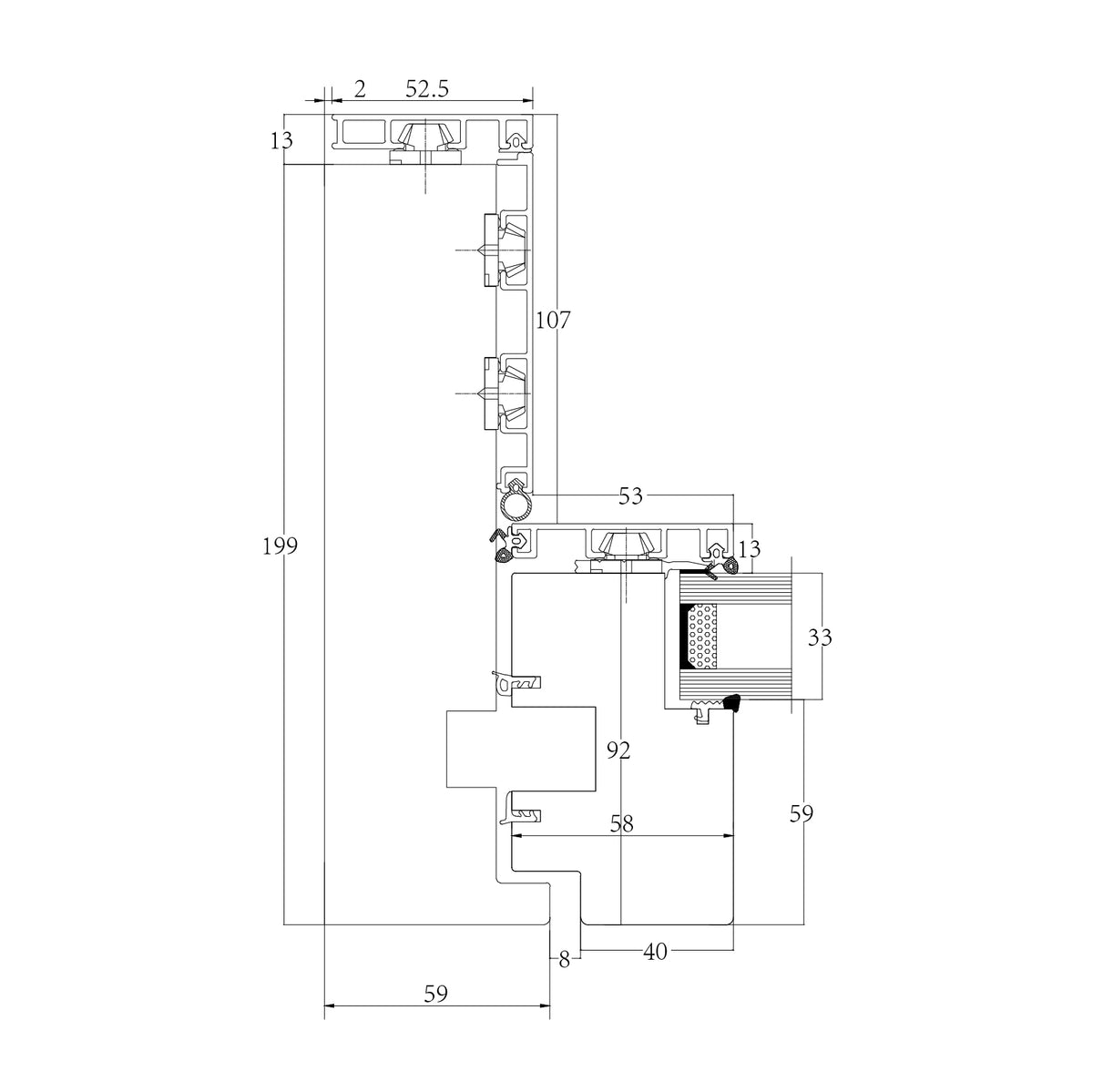 HOMINTEC Z215 Aluminum clad wood lift sliding door