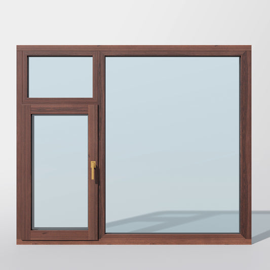 HOMINTEC HA87 Aluminum clad wood tilt and turn window