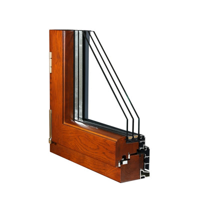 HOMINTEC HN100 Aluminum clad wood inward opening window