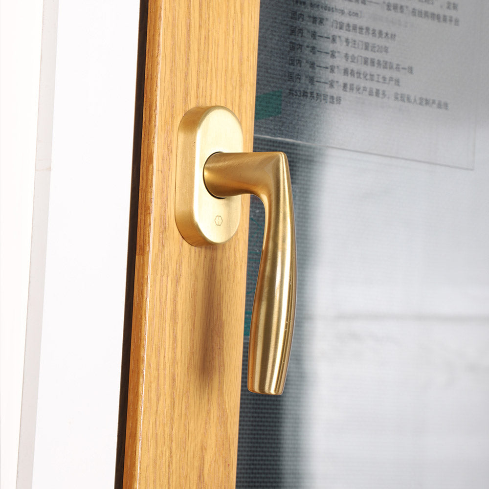 HOMINTEC HN100 Aluminum clad wood inward opening door