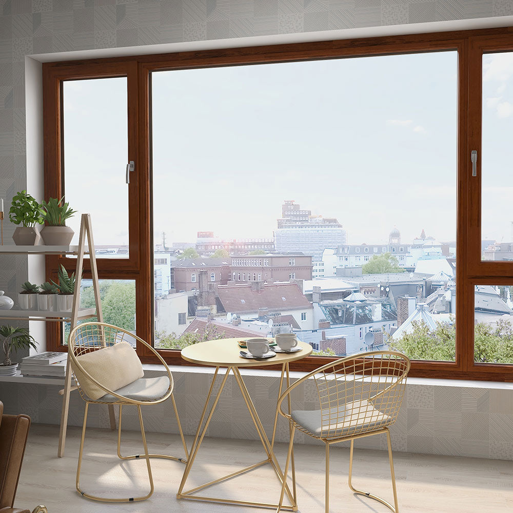HOMINTEC HN100 Aluminum clad wood inward opening window